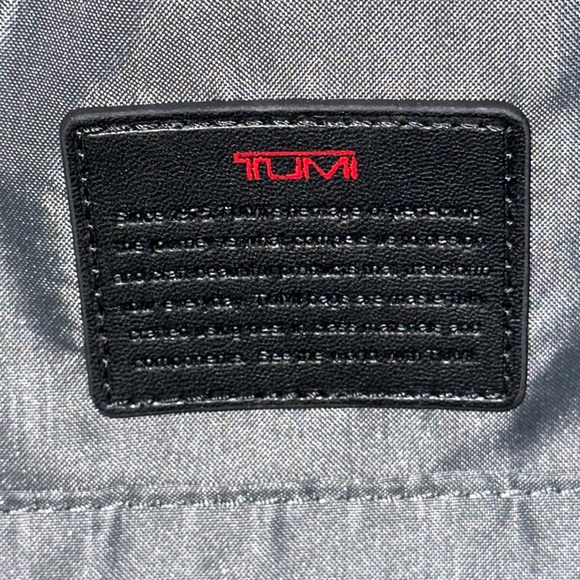 New TUMI Brief Pack Backpack in Black / Blue - Picture 15 of 16